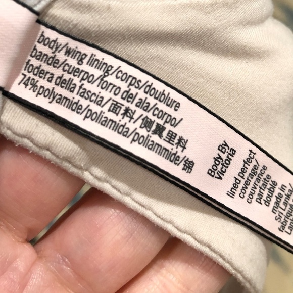 Victoria's Secret Body by Victoria Lined Perfect Coverage Navy/Beige Bra Bundle - Picture 13 of 13